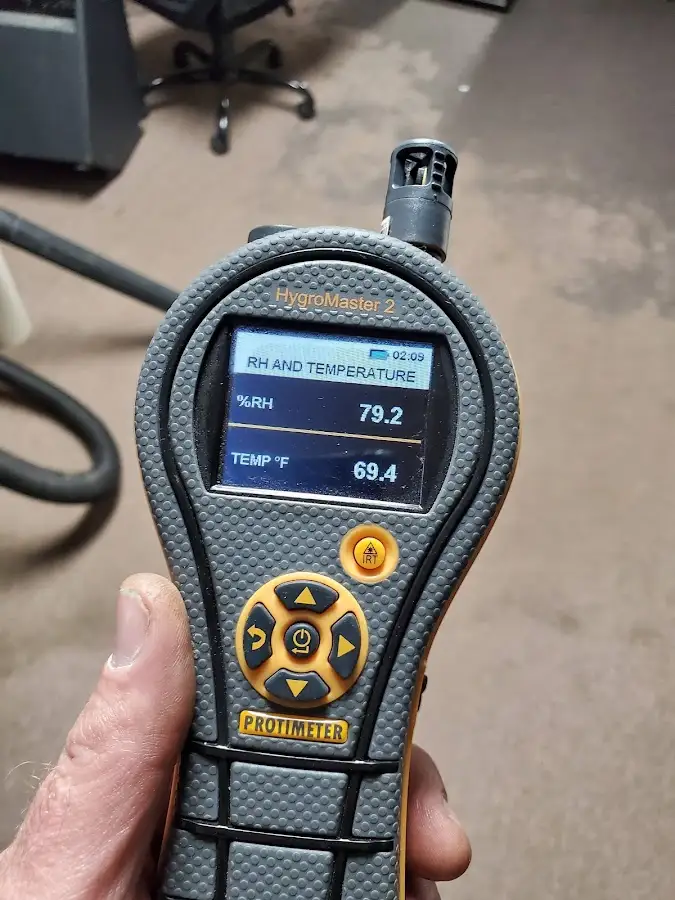 Moisture meter humidity assessment for Fire & Smoke Damage Restoration in Walled Lake